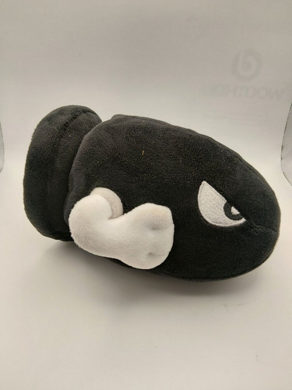 Little Buddy Super Mario Bros Bullet Bill 6" Plush Doll Toy Stuffed Animal Black